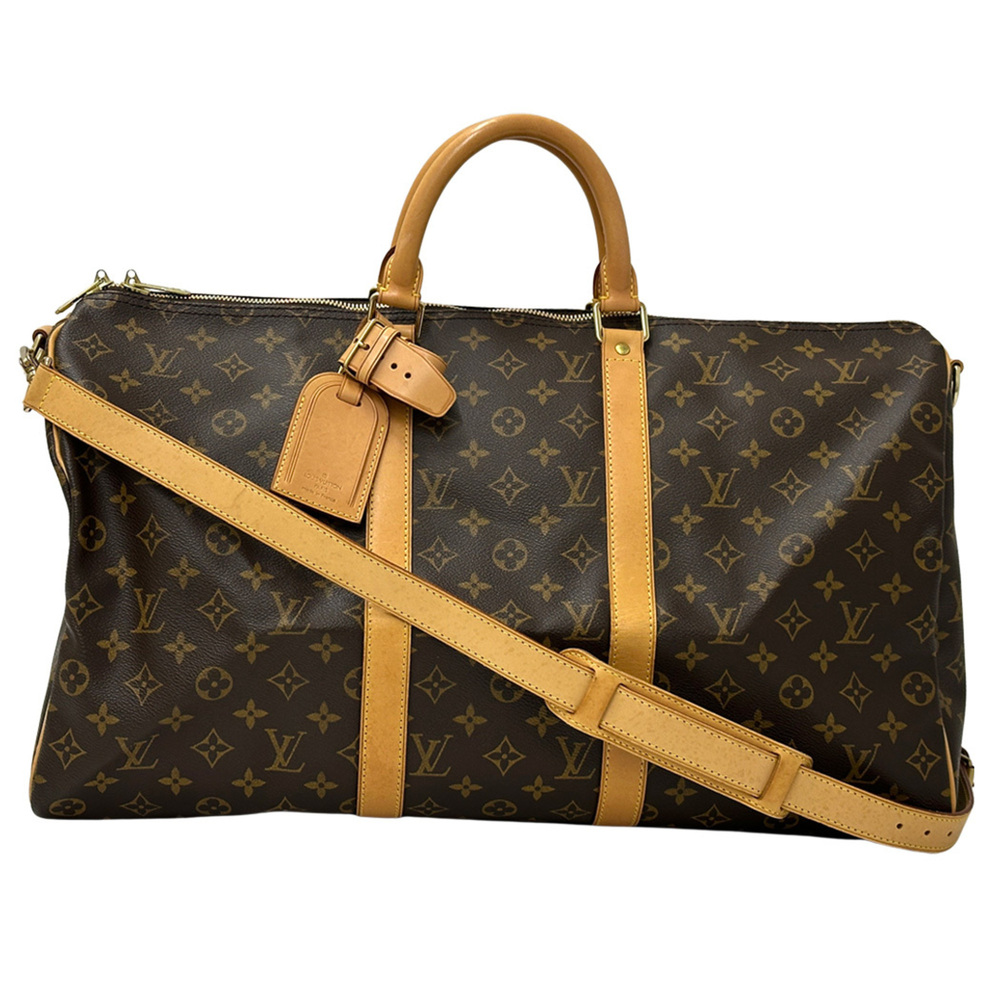Louis Vuitton LOUIS VUITTON Handbag Monogram Women's Men's Brand Boston Bag C...